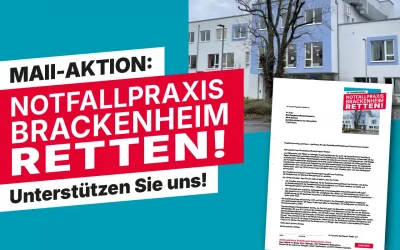 Mail-Aktion Notfallpraxis Brackenheim retten